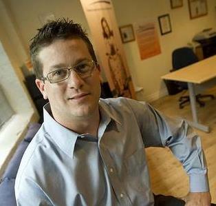 Portrait of Ronnie Wiskin, founder of Grooveporn Collective, in memory of B. Jay Nathan